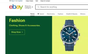 eBay online shopping site