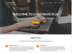 Corporate Plus WordPress Theme
