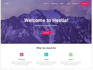 hestia WordPress theme