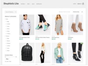 Shophostic lite theme for ecommerce