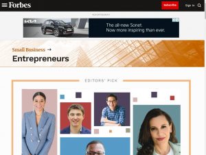 Forbes -UK Entrepreneurs Website